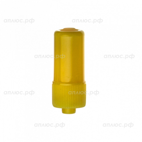  Заглушка инфузионная Луер-Лок с мембраной, желтая, MEDEREN